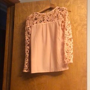Lace sleeve blouse